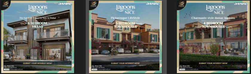 Damac Lagoons NICE – Villas and Townhouse with Direct Beach Access