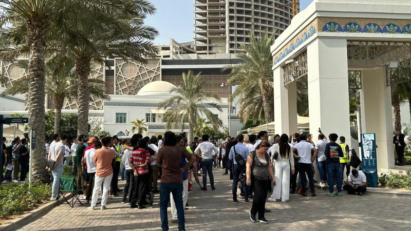 Watch: Long queues of Dubai real estate agents as Palm Jebel Ali