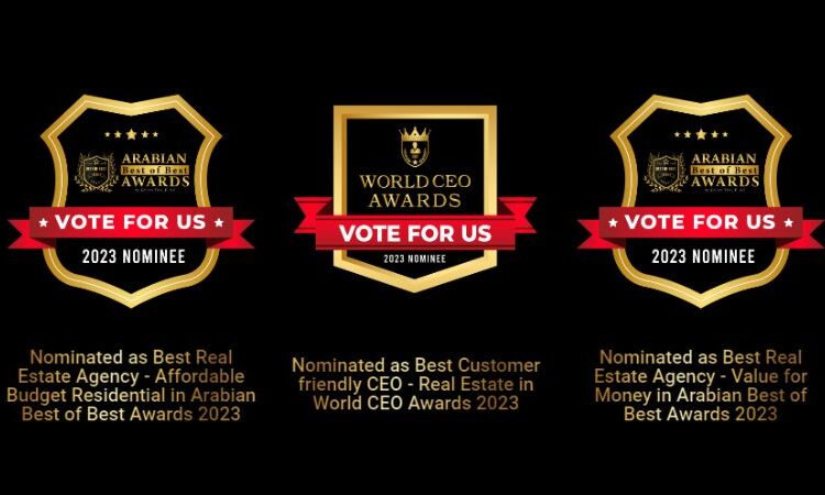  We are Nominated for the Prestigious Arabian Best Of Best Awards & World CEO Awards