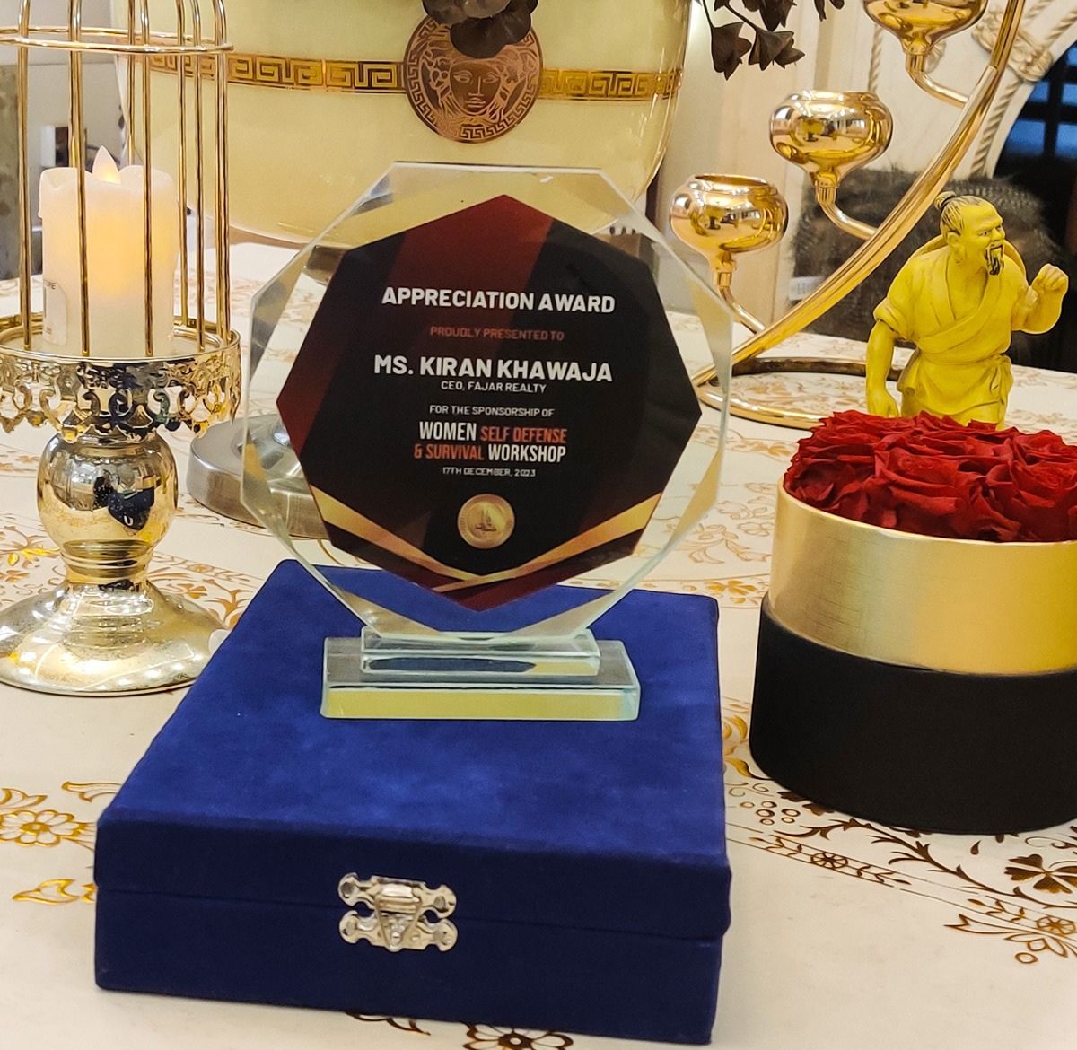 Appreciation Award from Pasbaan