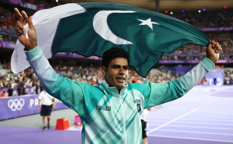  Pakistan’s Arshad Nadeem wins historic javelin gold in Olympics