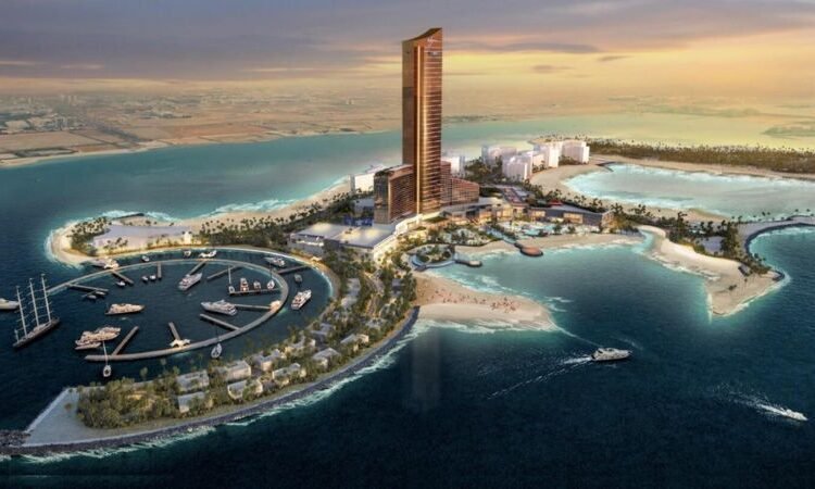  Wynn Al Marjan Hotel Construction Reaches 15th Floor in RAK, UAE