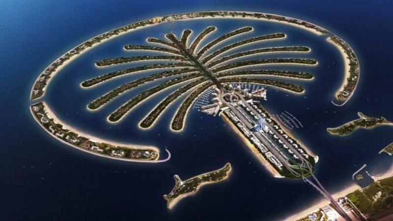 Nakheel has reached an key milestone at the Palm Jebel Ali