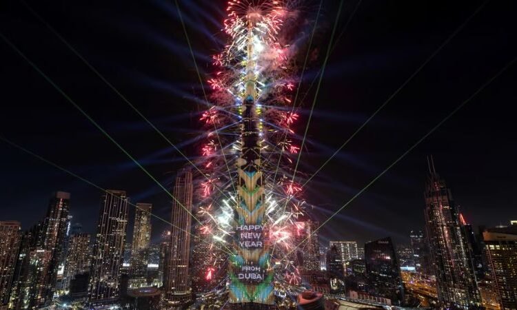  Dubai Welcomes The New Year in Style With Dazzling Fireworks